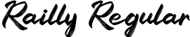 Railly Regular font - Railly.otf