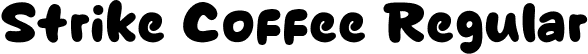 Strike Coffee Regular font - strikecoffee-vgarz.ttf