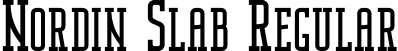 Nordin Slab Regular font - NordinSlab-Regular.otf