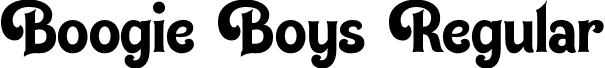 Boogie Boys Regular font - boogieboys-01.otf