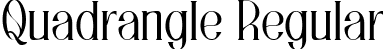 Quadrangle Regular font - quadrangle-nrzd4.ttf