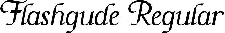 Flashgude Regular font - flashgude-personal-use-only.ttf