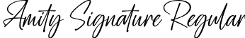 Amity Signature Regular font - amity-signature.otf