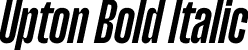 Upton Bold Italic font - Upton-BoldItalic.otf