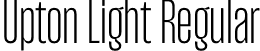 Upton Light Regular font - Upton-Light.otf