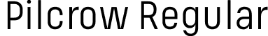Pilcrow Regular font - Pilcrow-Regular.otf