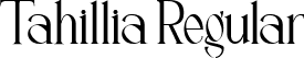 Tahillia Regular font - Tahillia Font.ttf