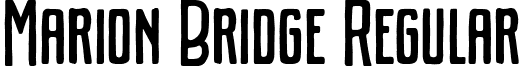 Marion Bridge Regular font - Marion Bridge.ttf