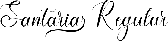 Santaria Regular font - santaria-mvjen.ttf