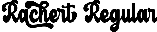 Rachert Regular font - Rachert.otf