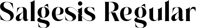 Salgesis Regular font - Salgesis-rgPA9.otf