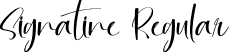 Signatine Regular font - Signatine.otf