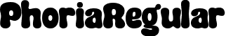 Phoria Regular font - Phoria_demo.ttf