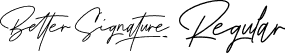 Better Signature Regular font - bettersignature-godqp.otf