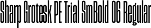 Sharp Grotesk PE Trial SmBold 06 Regular font - SharpGroteskPETrialSmBold-06.otf