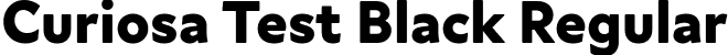 Curiosa Test Black Regular font - CuriosaTest-Black.ttf
