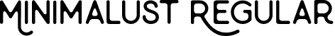 Minimalust Regular font - Minimalust Thin.otf