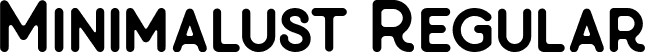 Minimalust Regular font - Minimalust Small Cap.ttf