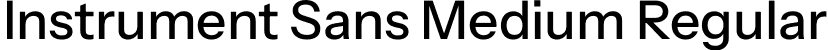 Instrument Sans Medium Regular font - InstrumentSans-Medium.ttf