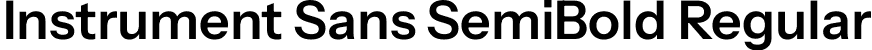 Instrument Sans SemiBold Regular font - InstrumentSans-SemiBold.ttf