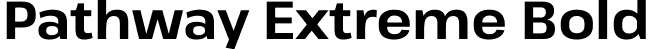 Pathway Extreme Bold font - PathwayExtreme_14pt-Bold.ttf