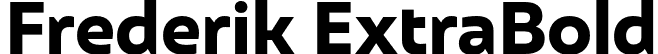 Frederik ExtraBold font - Frederik-ExtraBold.otf