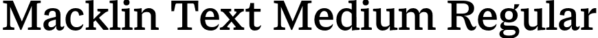 Macklin Text Medium Regular font - MacklinText-Medium.otf