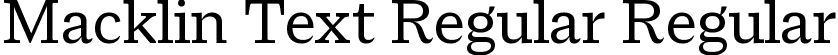 Macklin Text Regular Regular font - MacklinText-Regular.ttf