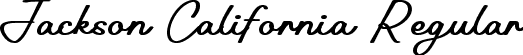 Jackson California Regular font - JacksonCalifornia-Demo.ttf