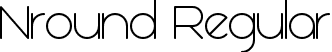 Nround Regular font - Nround-thin.otf