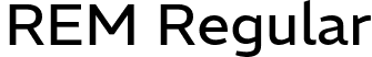 REM Regular font - REM-Regular.ttf