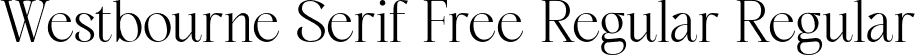 Westbourne Serif Free Regular Regular font - westbourne-serif-regular.otf