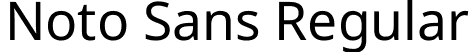 Noto Sans Regular font - NotoSans-Regular.ttf