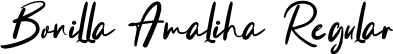 Bonilla Amaliha Regular font - Bonilla-Amaliha.otf