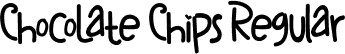 ChocoLate Chips Regular font - ChocoLateChips.otf