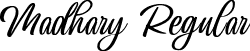 Madhary Regular font - Madhary-7BGoV.ttf