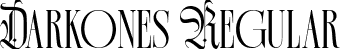 Darkones Regular font - darkonesregular-vgrj6.ttf