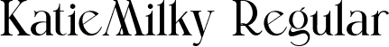 KatieMilky Regular font - katiemilky.otf