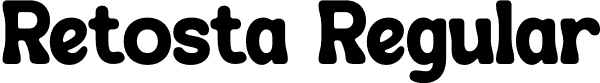 Retosta Regular font - retosta-3zgq6.otf