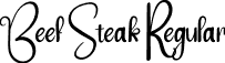 Beef Steak Regular font - Beef-Steak.otf