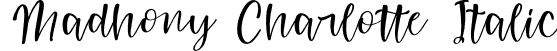 Madhony Charlotte Italic font - Madhony-Charlotte-Italic.otf