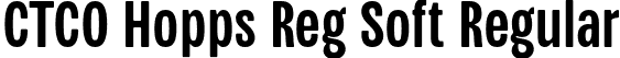 CTCO Hopps Reg Soft Regular font - ctcohopps-regsoft.otf