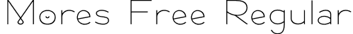 Mores Free Regular font - mores-free.otf