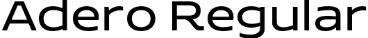 Adero Regular font - AderoTrial-Regular.otf