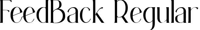 FeedBack Regular font - feedbackdafon.otf