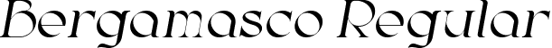 Bergamasco Regular font - Bergamasco-Light-Italic.ttf