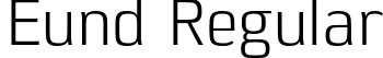 Eund Regular font - Eund-Regular.otf