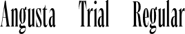 Angusta Trial Regular font - AngustaTrial-Regular.otf