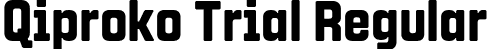 Qiproko Trial Regular font - QiprokoTrial-Regular.otf