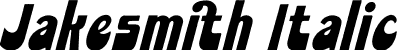Jakesmith Italic font - Jakesmith-Italic.otf